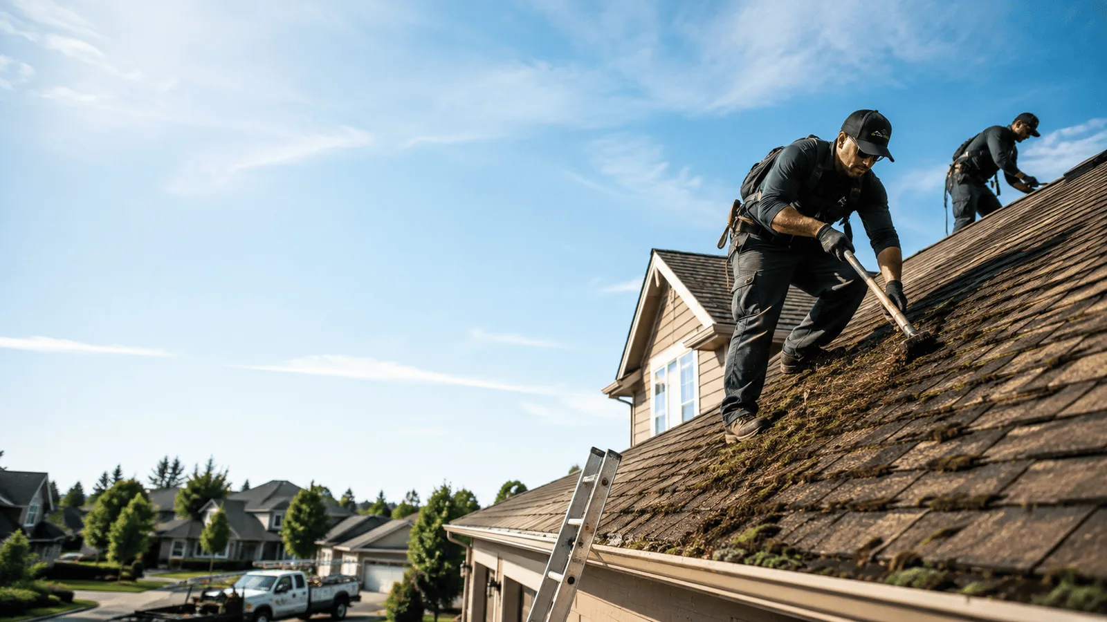 Roof Moss Removal in Port Byron, IL near me